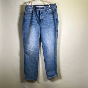 CRVY High-Rise Vintage Straight Jeans, Free People, size 30, EUC